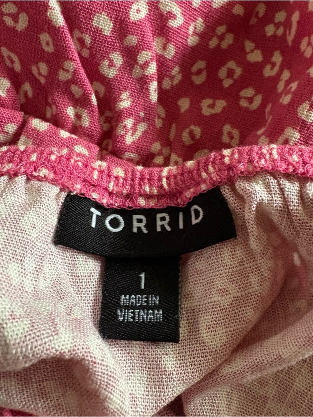 Torrid Pink Button Front Skater Mini Dress Size 1X(14-16) - Picture 9 of 10